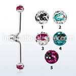 incfr5c straight barbells surgical steel 316l helix