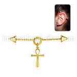 incntd19 anodized surgical steel barbells ear lobe helix piercing