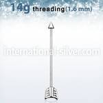 indaw straight barbells surgical steel 316l 