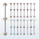 indsh17 straight barbells surgical steel 316l 