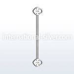 indsh28 straight barbells surgical steel 316l helix