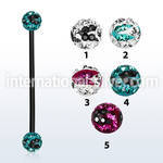 intfr5c straight barbells anodized surgical steel 316l helix
