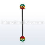 intfr5r straight barbells anodized surgical steel 316l 