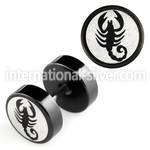 ipls12 cheaters  illusion plugs and tapers anodized surgical steel 316l ear lobe