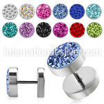 ipmc10 cheaters  illusion plugs and tapers surgical steel 316l belly button