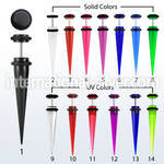 ivtp cheaters  illusion plugs and tapers acrylic body jewelry belly button