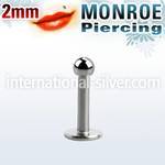 lbmnb2 labrets lip rings surgical steel 316l labrets chin