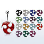 mcd371 belly rings surgical steel 316l belly button