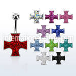 mcd419 belly rings surgical steel 316l belly button