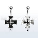 mcd419b belly rings surgical steel 316l belly button