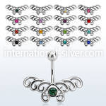 mcd493 belly rings surgical steel 316l belly button