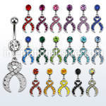 mcd496 belly rings surgical steel 316l belly button