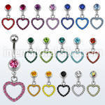 mcd497 belly rings surgical steel 316l belly button