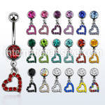 mcd542 belly rings surgical steel 316l belly button