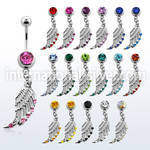 mcd568 belly rings surgical steel 316l belly button