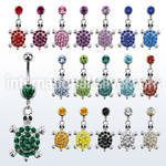 mcd574 belly rings surgical steel 316l belly button