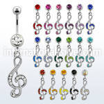 mcd576 belly rings surgical steel 316l belly button