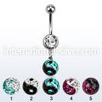 mcd626y belly rings surgical steel 316l belly button