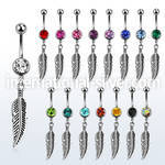 mcd654 surgical steel belly bananas belly piercing