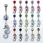mcd674 belly rings surgical steel 316l belly button