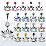mcd679 belly rings surgical steel 316l belly button