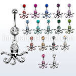mcd681 belly rings surgical steel 316l belly button
