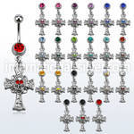 mcd694 belly rings surgical steel 316l belly button