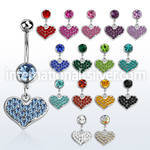 mcd705 belly rings surgical steel 316l belly button