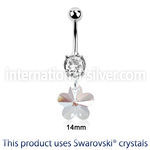 mcd720 belly rings surgical steel 316l belly button
