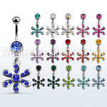 mcd725 belly rings surgical steel 316l belly button