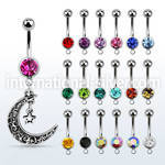 mcd730 belly rings surgical steel 316l belly button