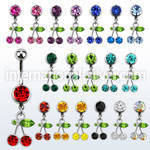mcdch11 belly rings surgical steel 316l belly button