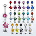 mcdfl15 belly rings surgical steel 316l belly button