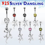 mcdvd9 belly rings surgical steel 316l belly button