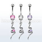 mcdz13 belly rings surgical steel 316l belly button