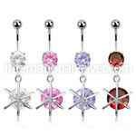 mcdz232 belly rings surgical steel 316l belly button
