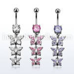 mcdz289 belly rings surgical steel 316l belly button