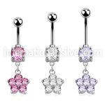 mcdz293 belly rings surgical steel 316l belly button