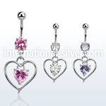 mcdz306 belly rings surgical steel 316l belly button