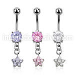 mcdz324 belly rings surgical steel 316l belly button