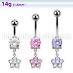 mcdz324 belly rings surgical steel 316l belly button