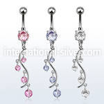 mcdz359 belly rings surgical steel 316l belly button
