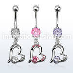mcdz362 belly rings surgical steel 316l belly button