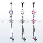 mcdz364 belly rings surgical steel 316l belly button