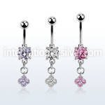 mcdz411 belly rings surgical steel 316l belly button