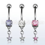 mcdz585 belly rings surgical steel 316l belly button