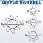 mcnp103 straight barbells surgical steel 316l nipple