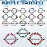 mcnpc3 straight barbells surgical steel 316l nipple