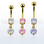 mdgz519 belly rings anodized surgical steel 316l belly button