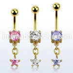 mdgz523 belly rings anodized surgical steel 316l belly button